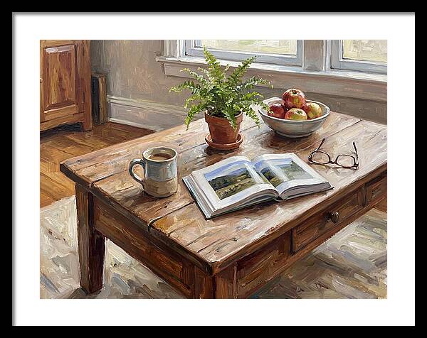 Warm Coffee Table Ambiance