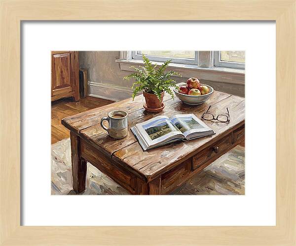Warm Coffee Table Ambiance