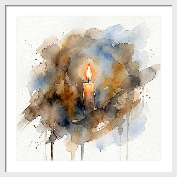 Warm Light Of A Candle