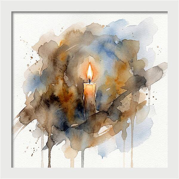 Warm Light Of A Candle