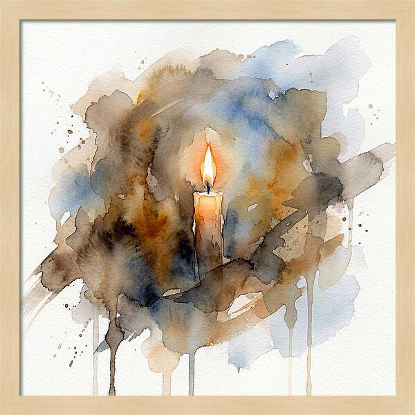 Warm Light Of A Candle
