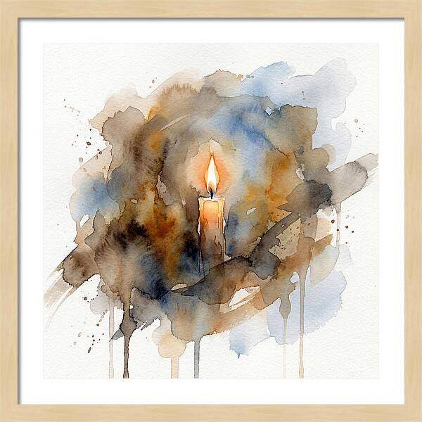 Warm Light Of A Candle