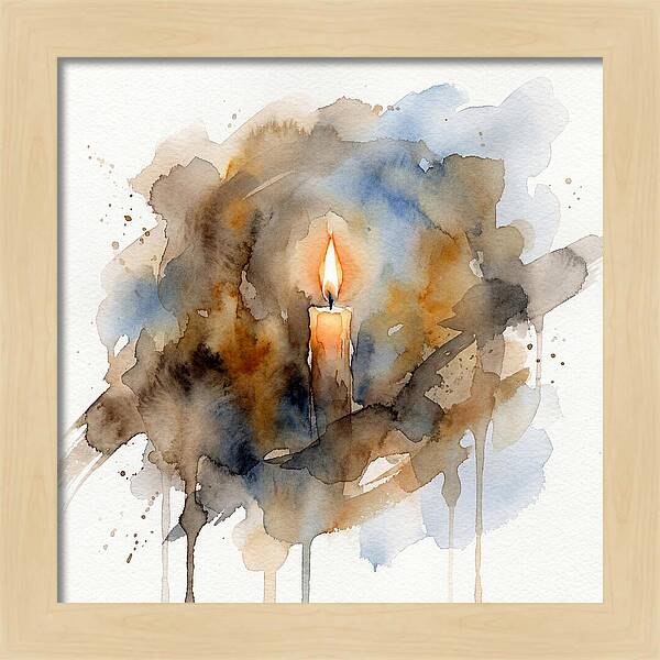 Warm Light Of A Candle