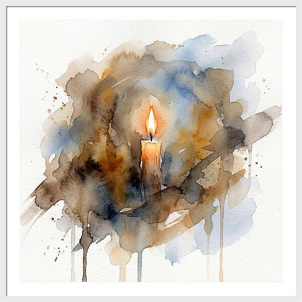 Warm Light Of A Candle