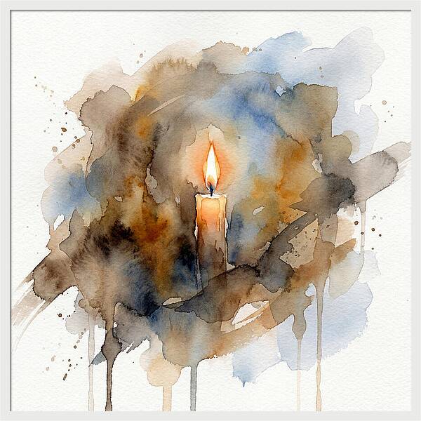 Warm Light Of A Candle