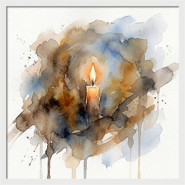 Warm Light Of A Candle
