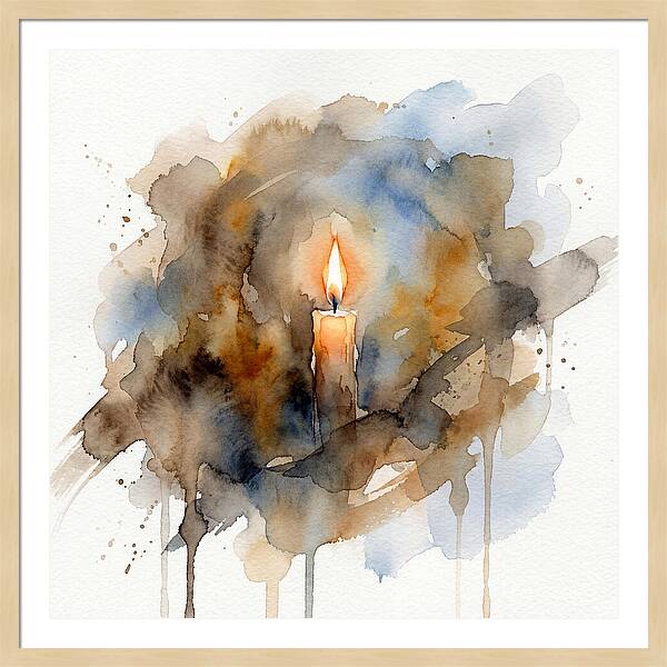 Warm Light Of A Candle