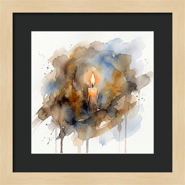 Warm Light Of A Candle