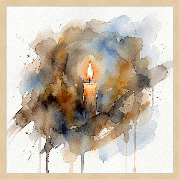 Warm Light Of A Candle