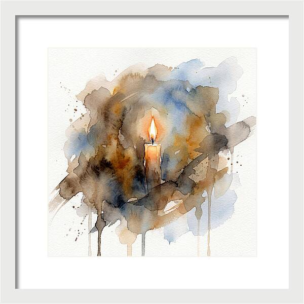 Warm Light Of A Candle
