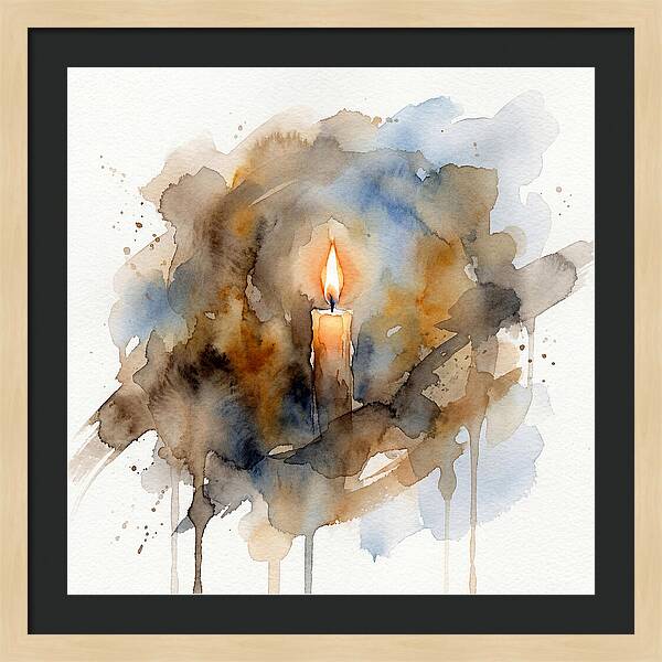 Warm Light Of A Candle