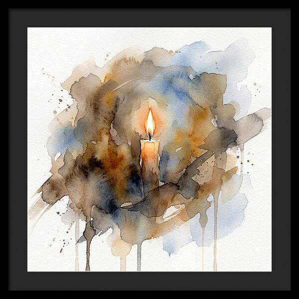 Warm Light Of A Candle