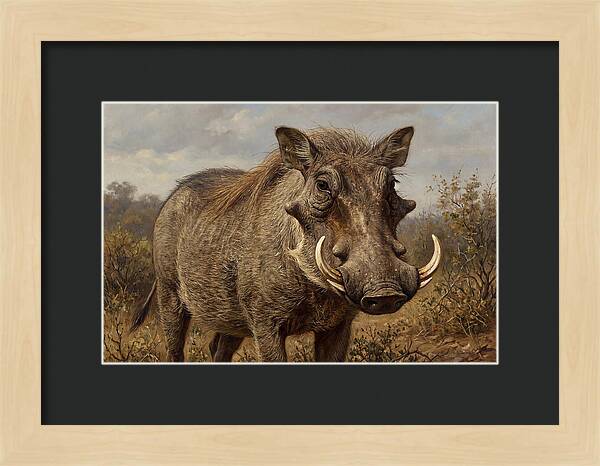 Warthog In Natural Habitat