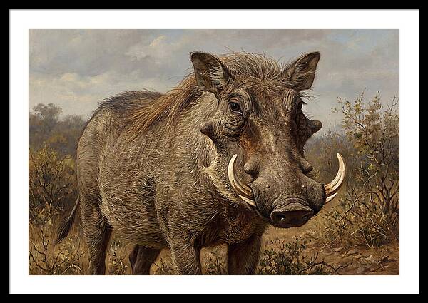 Warthog In Natural Habitat