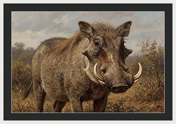 Warthog In Natural Habitat