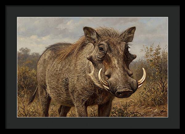Warthog In Natural Habitat