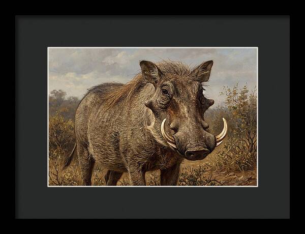 Warthog In Natural Habitat