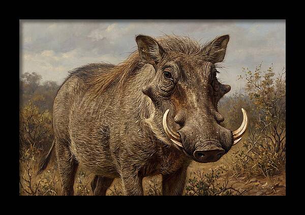 Warthog In Natural Habitat