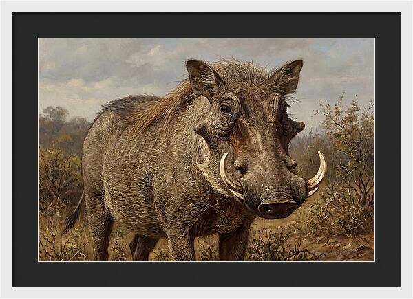 Warthog In Natural Habitat