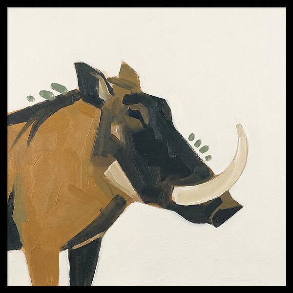 Warthog Minimalist Portrait