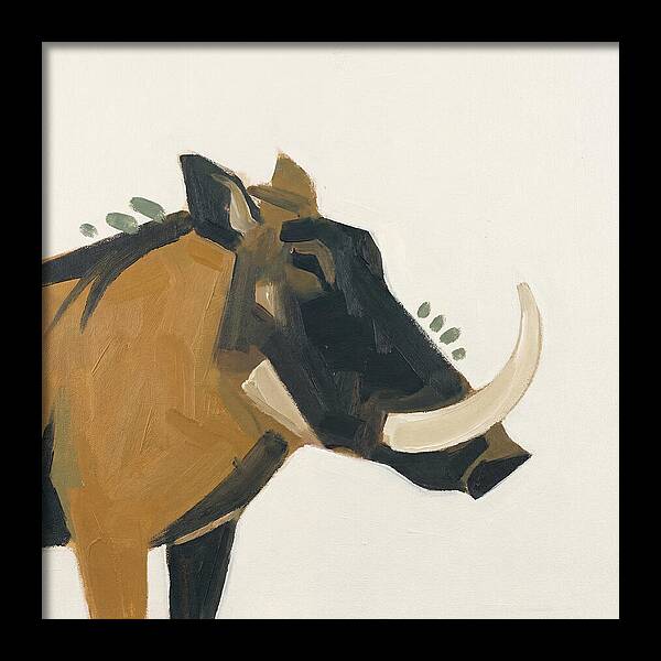 Warthog Minimalist Portrait