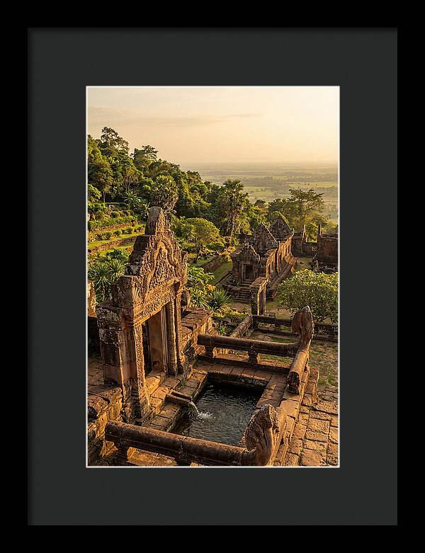 Wat Phu Temple At Golden Hour