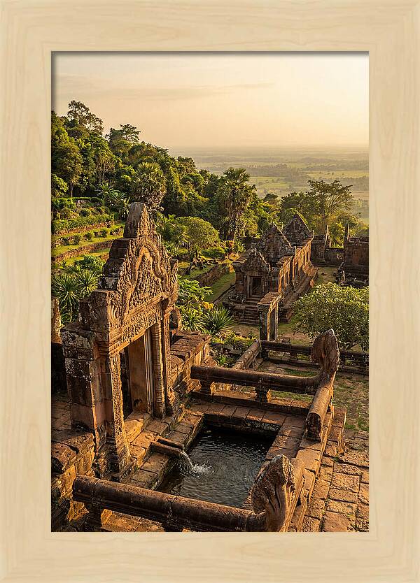 Wat Phu Temple At Golden Hour