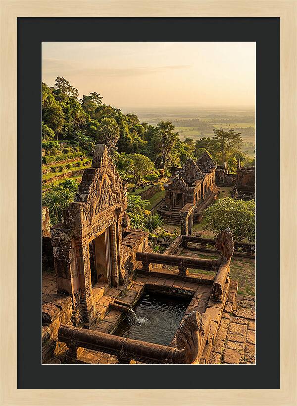 Wat Phu Temple At Golden Hour