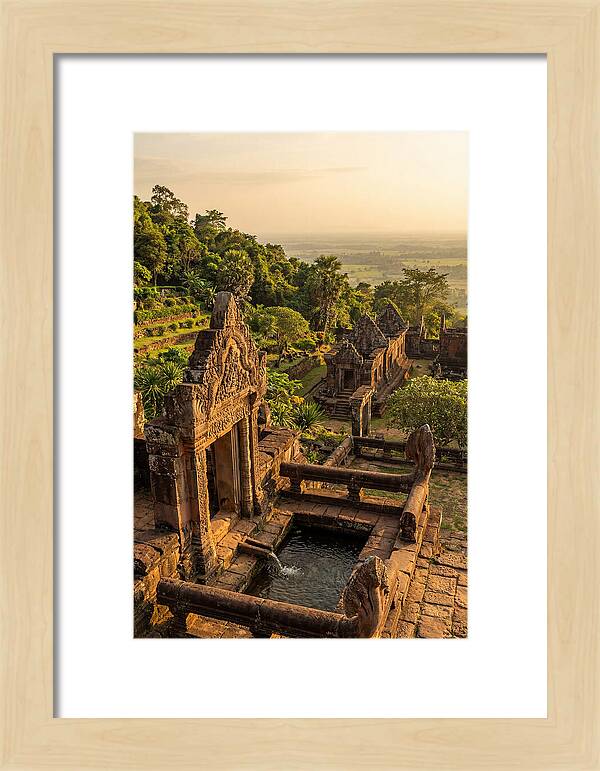 Wat Phu Temple At Golden Hour