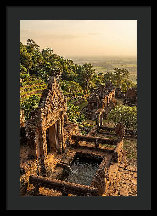 Wat Phu Temple At Golden Hour