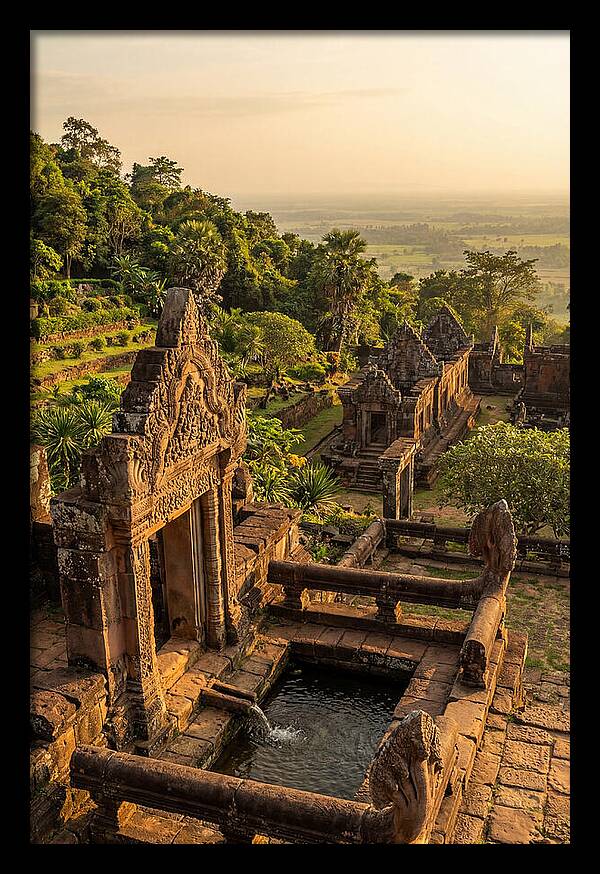 Wat Phu Temple At Golden Hour