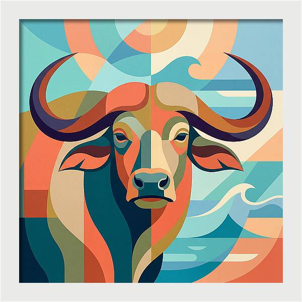 Water Buffalo Portrait