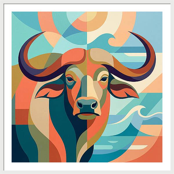 Water Buffalo Portrait