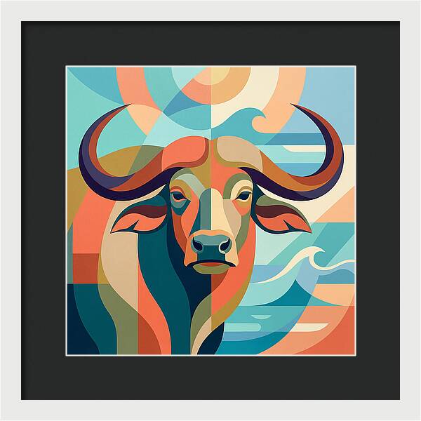 Water Buffalo Portrait