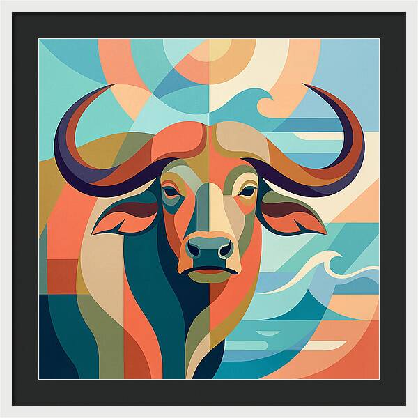 Water Buffalo Portrait