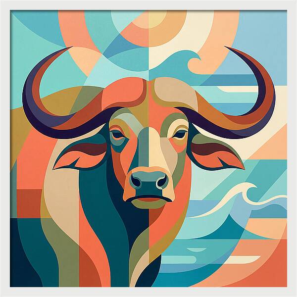 Water Buffalo Portrait