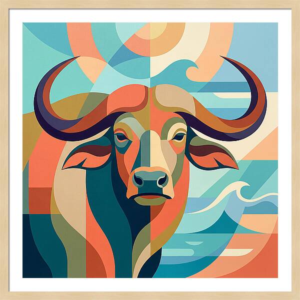 Water Buffalo Portrait