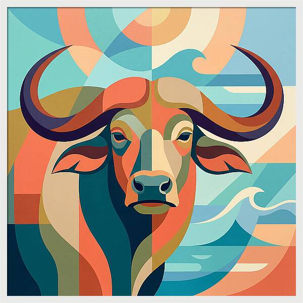 Water Buffalo Portrait
