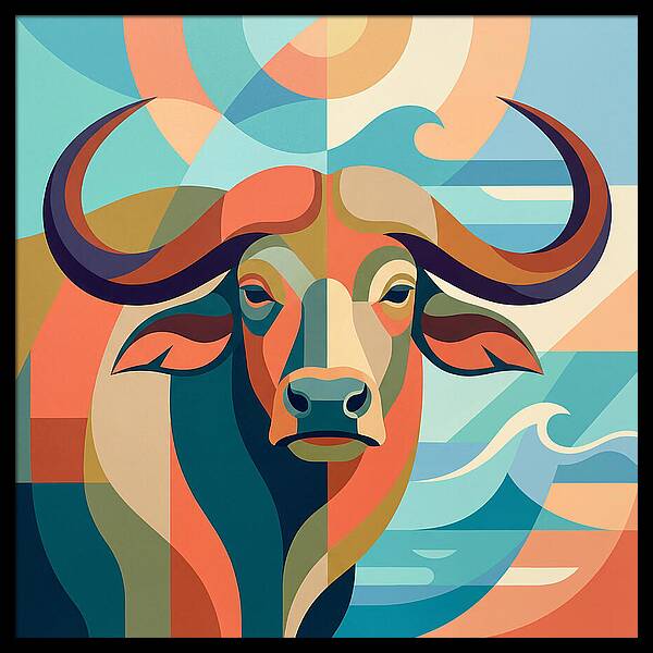 Water Buffalo Portrait