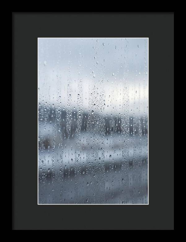 Water Droplets On Glass
