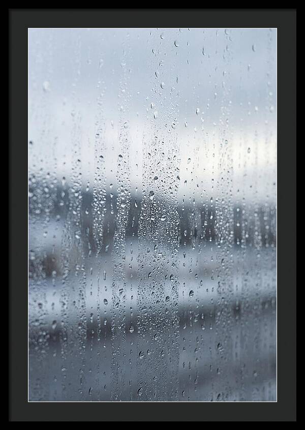 Water Droplets On Glass