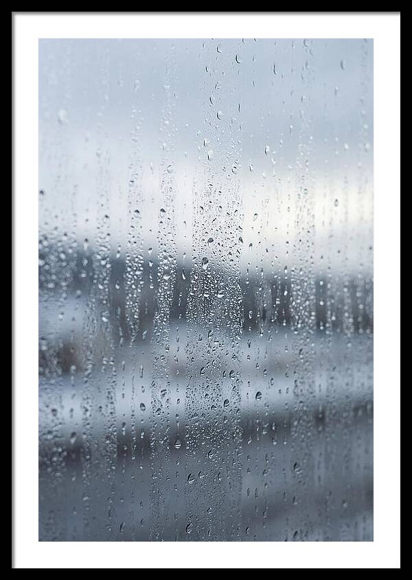 Water Droplets On Glass
