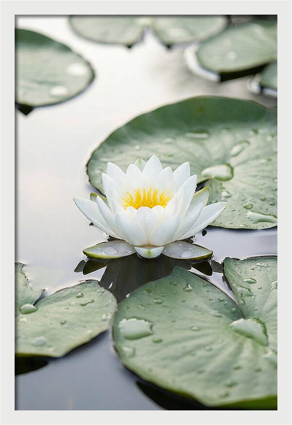 Water Lily Floating