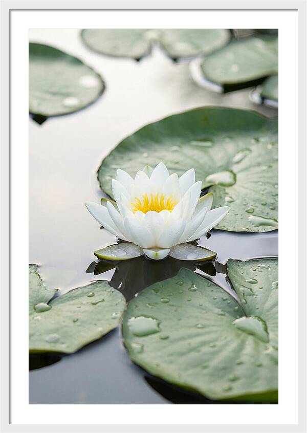 Water Lily Floating