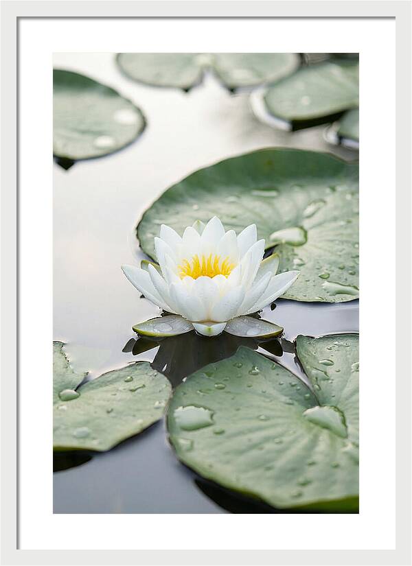 Water Lily Floating