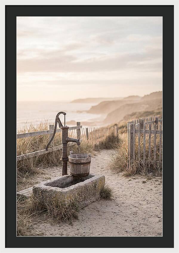 Water Pump Beside The Shore