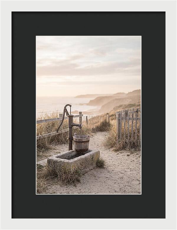Water Pump Beside The Shore