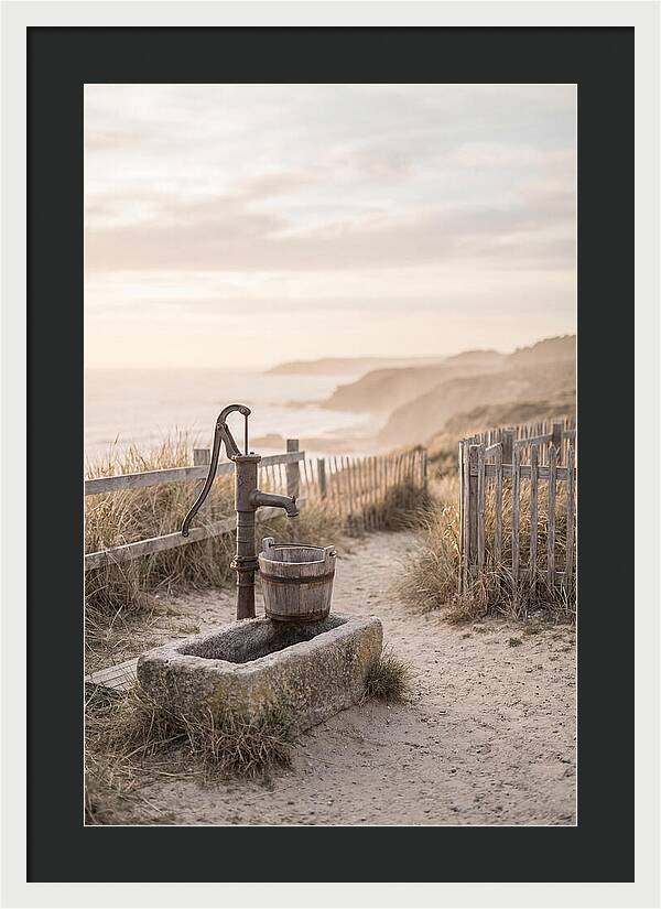 Water Pump Beside The Shore