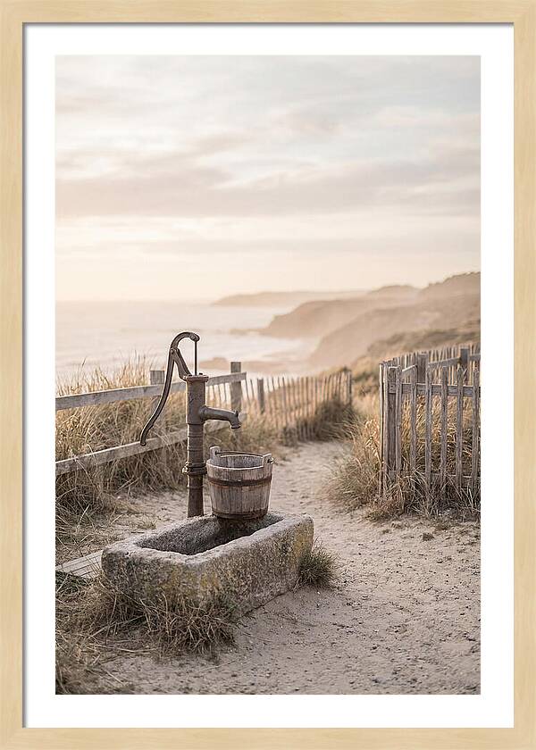Water Pump Beside The Shore