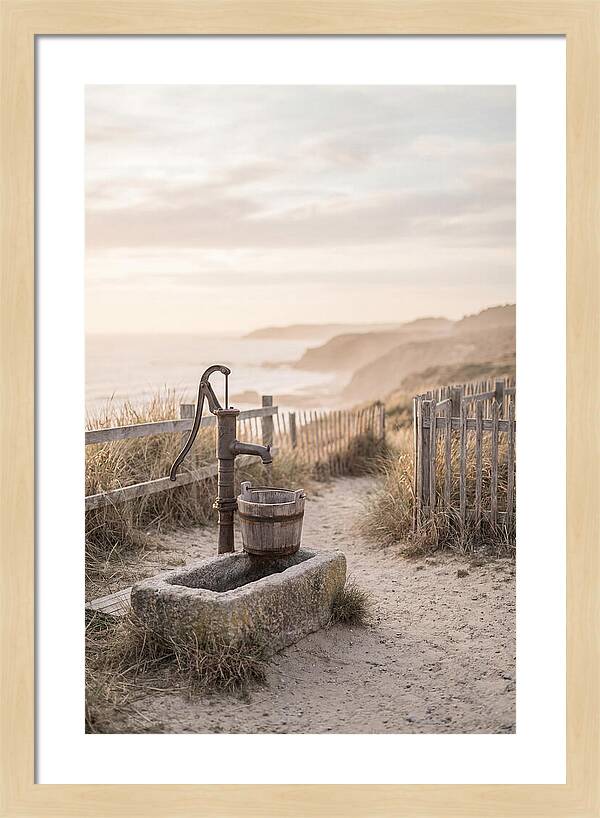 Water Pump Beside The Shore